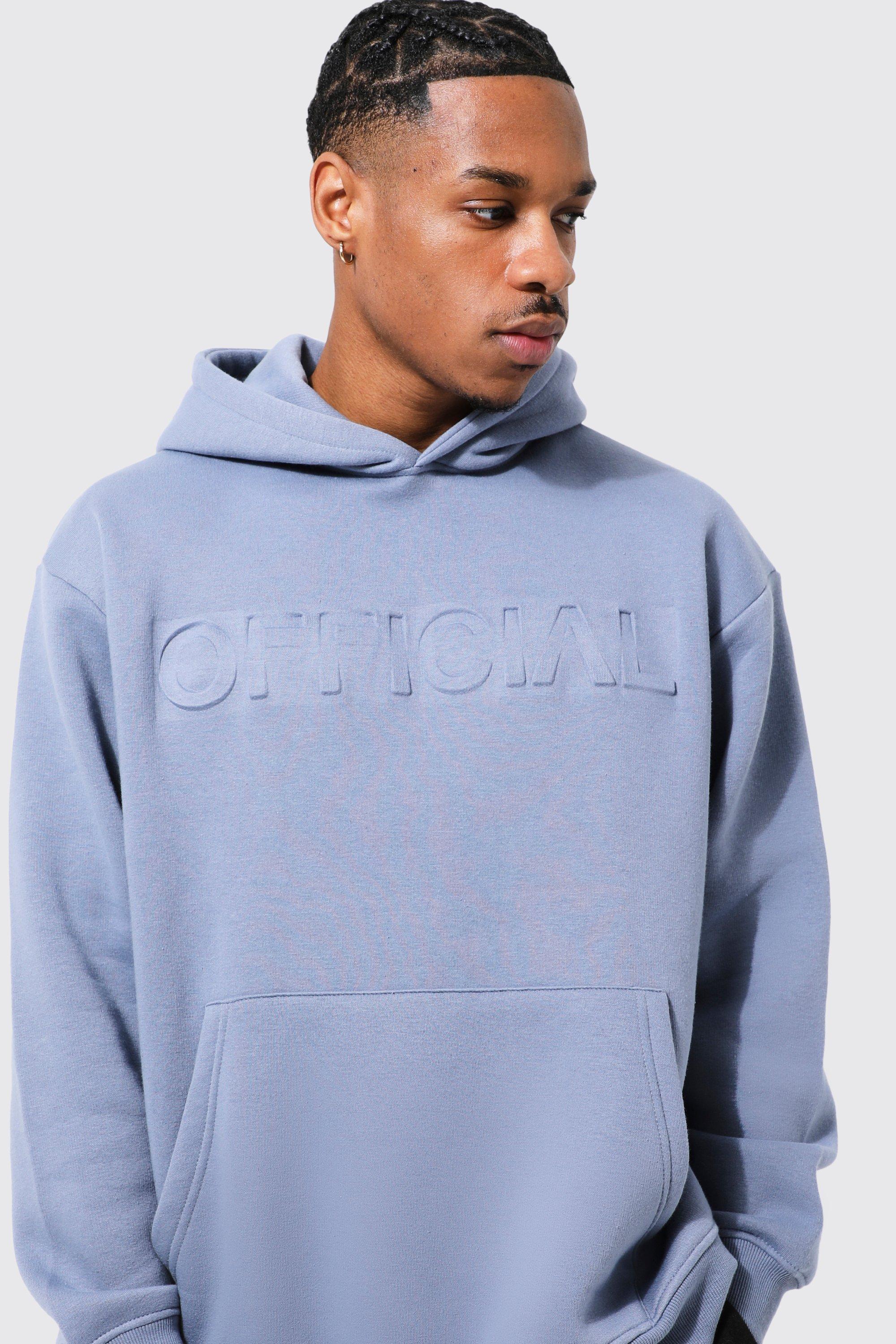 Oversized Updated Embossed Hoodie